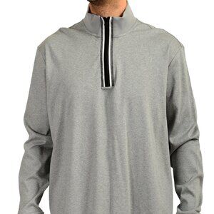 Hugo Boss Men's "B-Tenore 11" Gray 1/3 Zip Pullover Sweater US 3XL IT 58